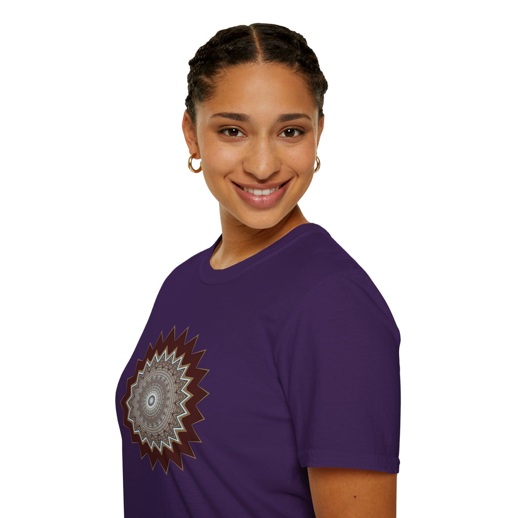 Unisex Softstyle T-Shirt - Mycelium Mandalas No.1