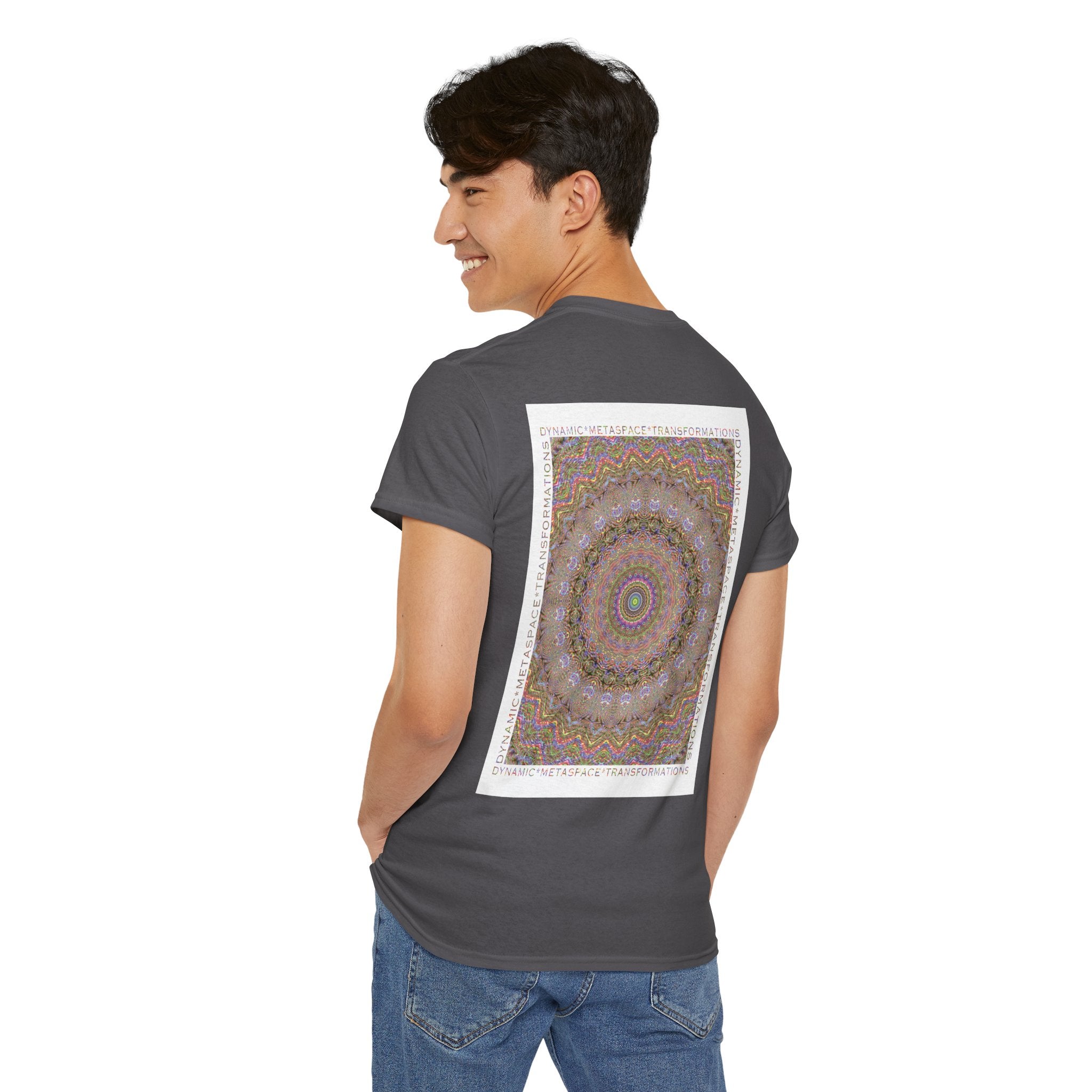 Unisex Heavy Cotton Tee (Back) - DMT Seer No.6