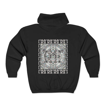 Unisex Heavy Blend™ Full Zip Hooded Sweatshirt - DMT Scribe No.12