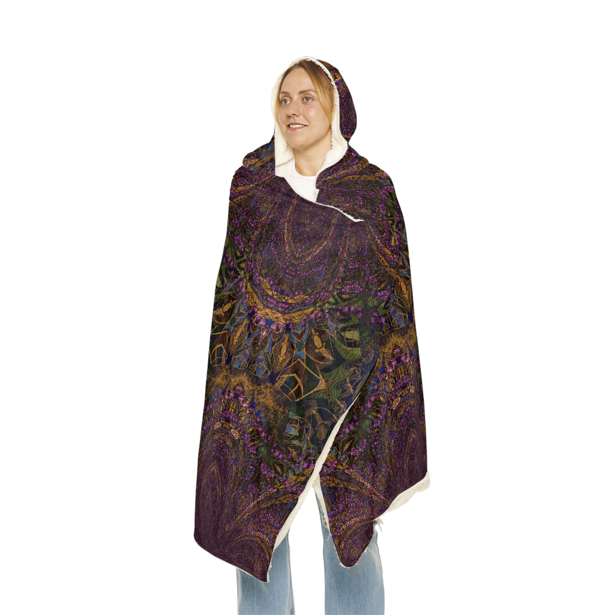 Snuggle Blanket - Love Light Fractals No.10