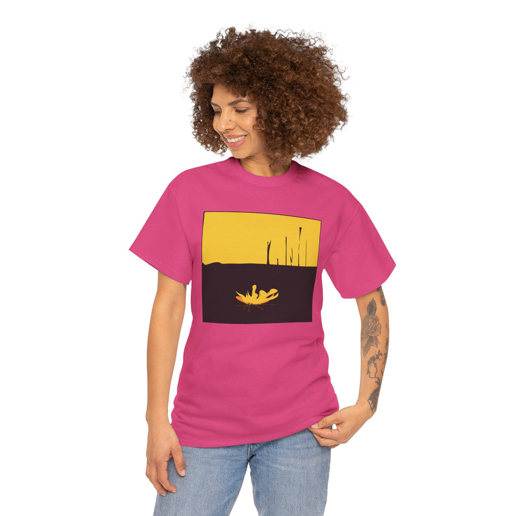 Unisex Heavy Cotton Tee - The Traveller Series (Fire)