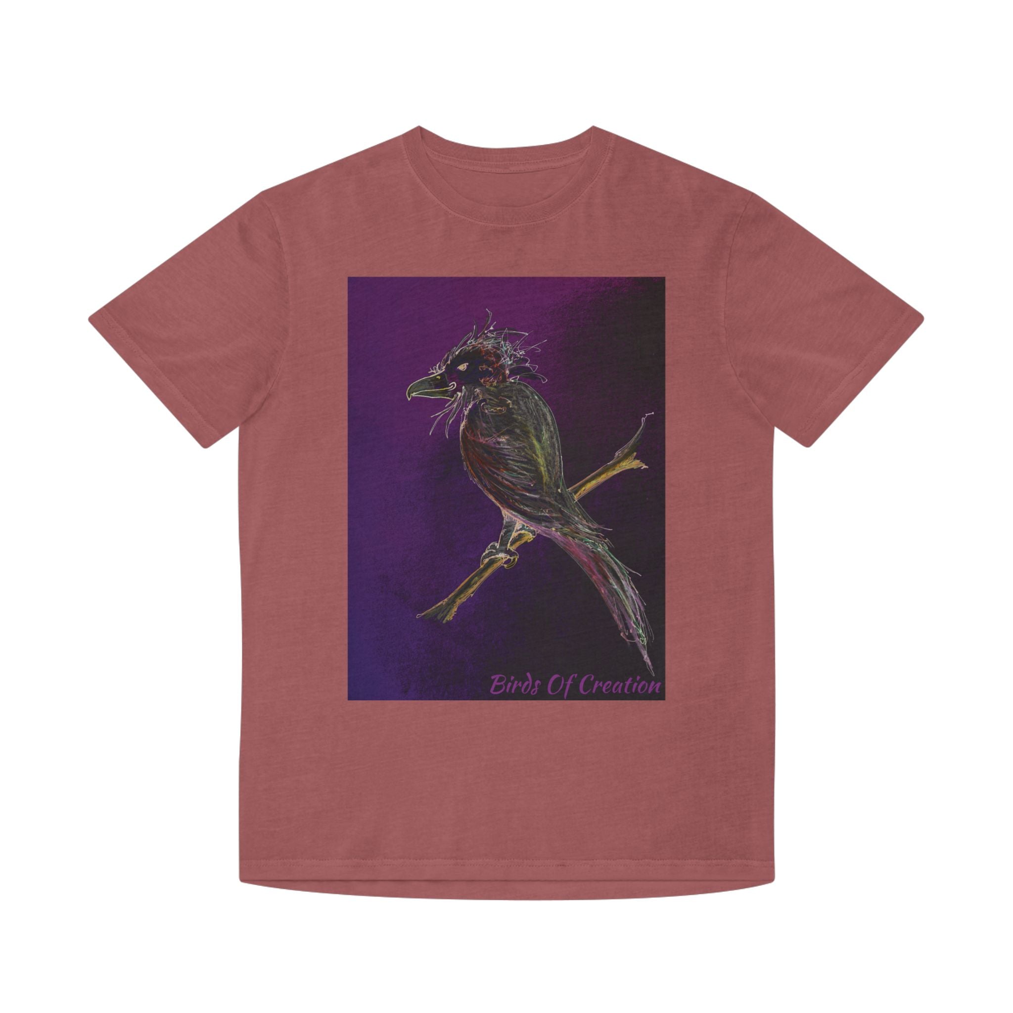 Unisex Faded Shirt - Birds Of Creation No.1
