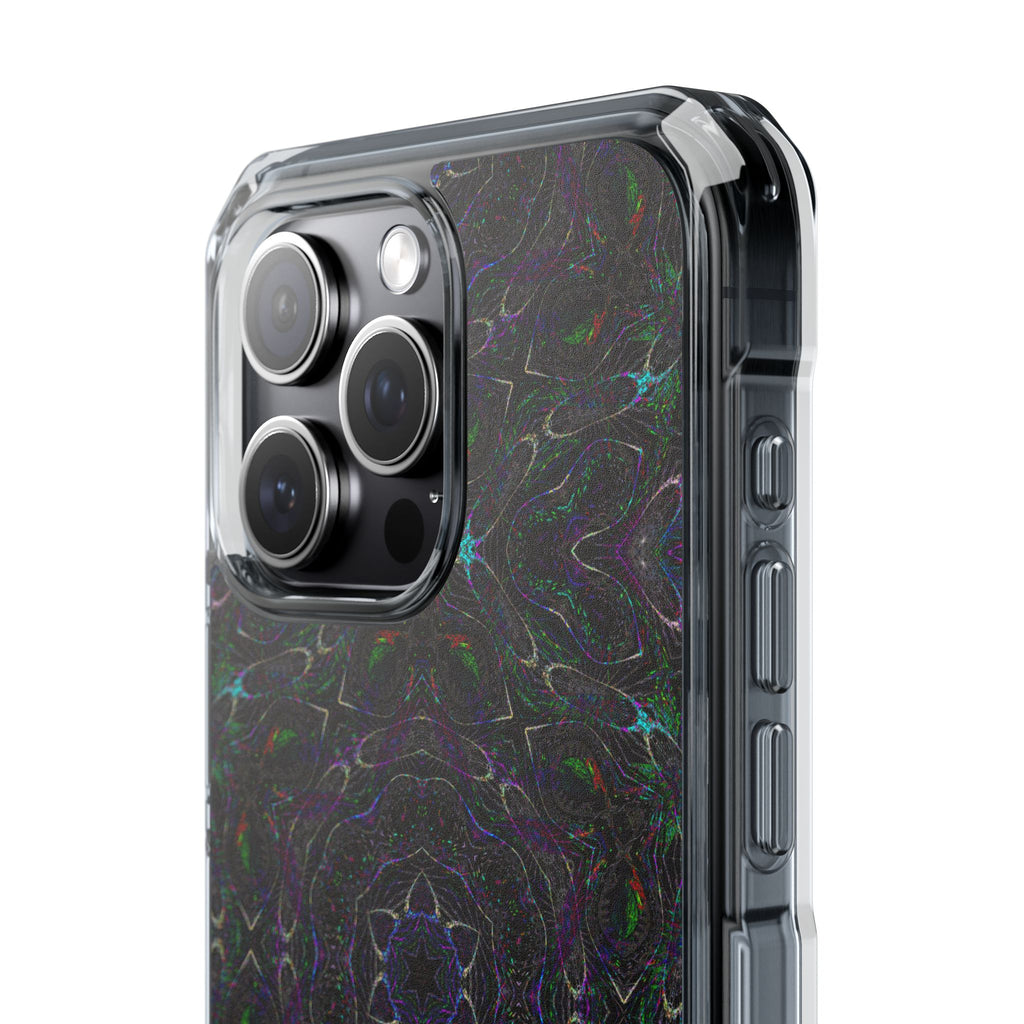iPhone 15 Magnetic Clear Impact Case - P5 Kaleidoscopic No.32
