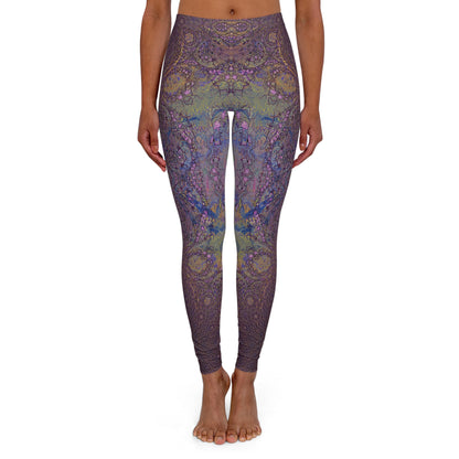 Spandex Leggings - Love Light Fractals No.12a