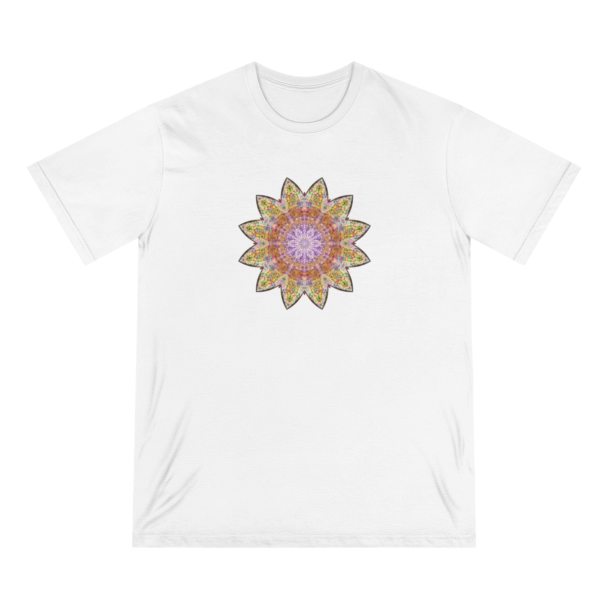 Organic Staple T-shirt - Love Light Mandalas No.14