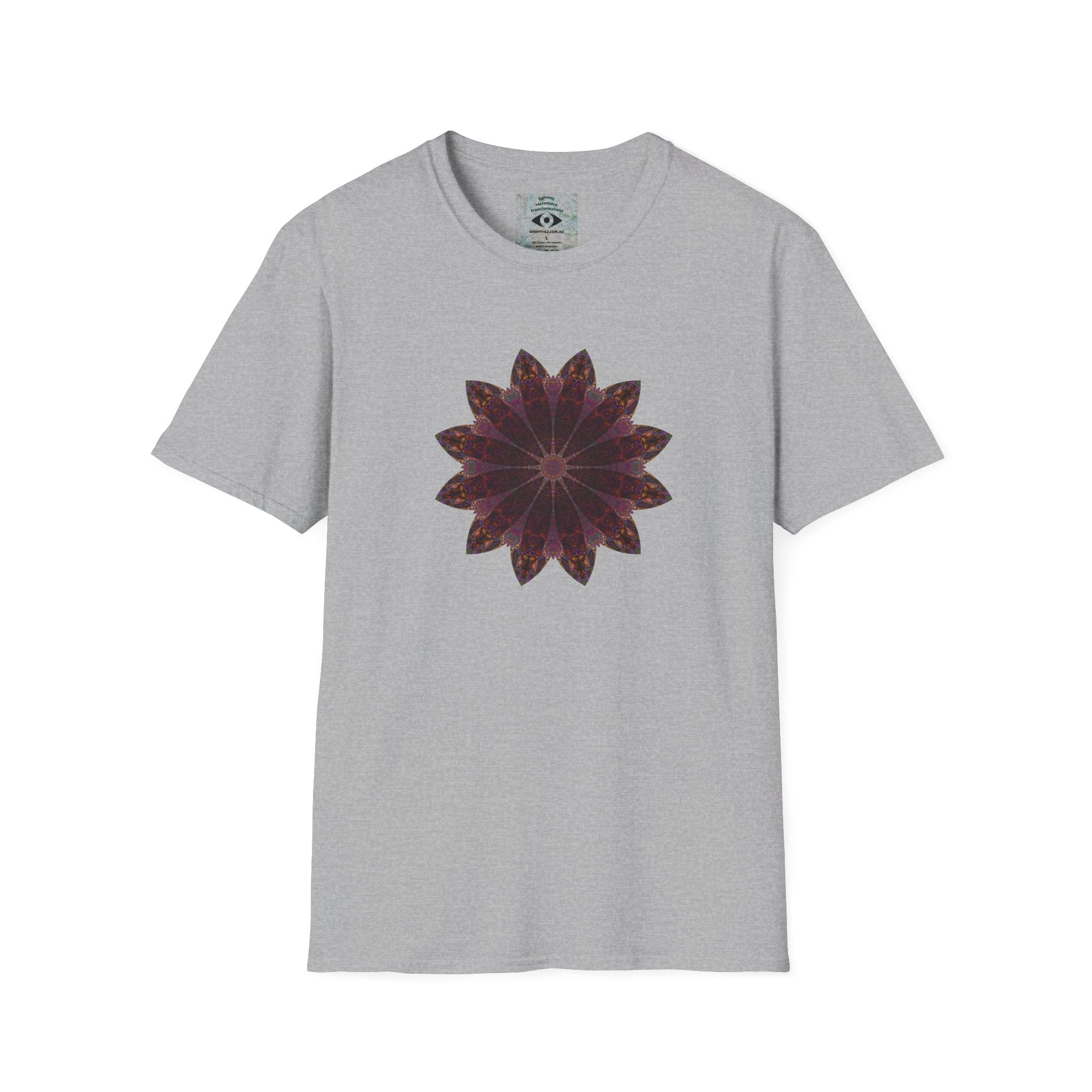Unisex Softstyle T-Shirt - Love Light Mandalas No.5