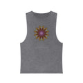 Unisex Stonewash Tank Top - Love Light Mandalas No.13