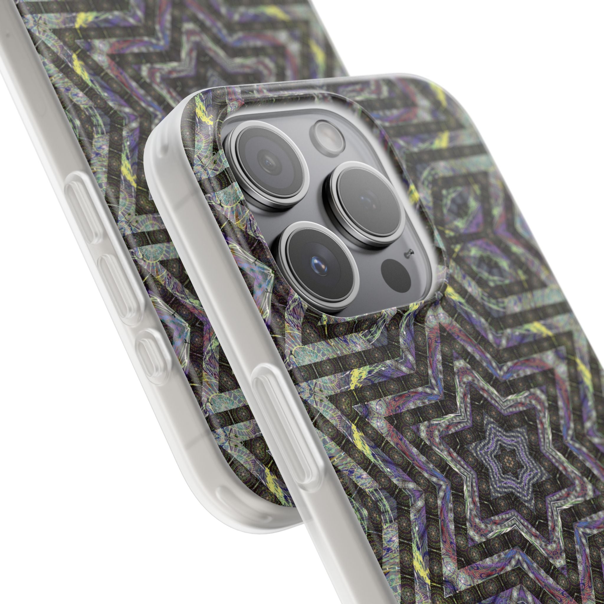 iPhone 15 Flexi Case - P5 Kaleidoscopic No.1