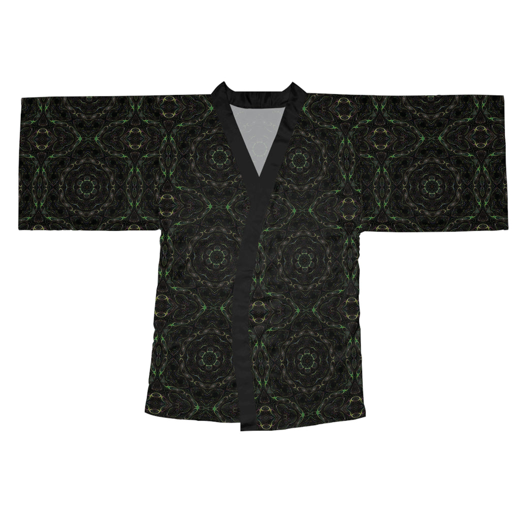 Long Sleeve Kimono Robe - P5 Kaleidoscopic No.15