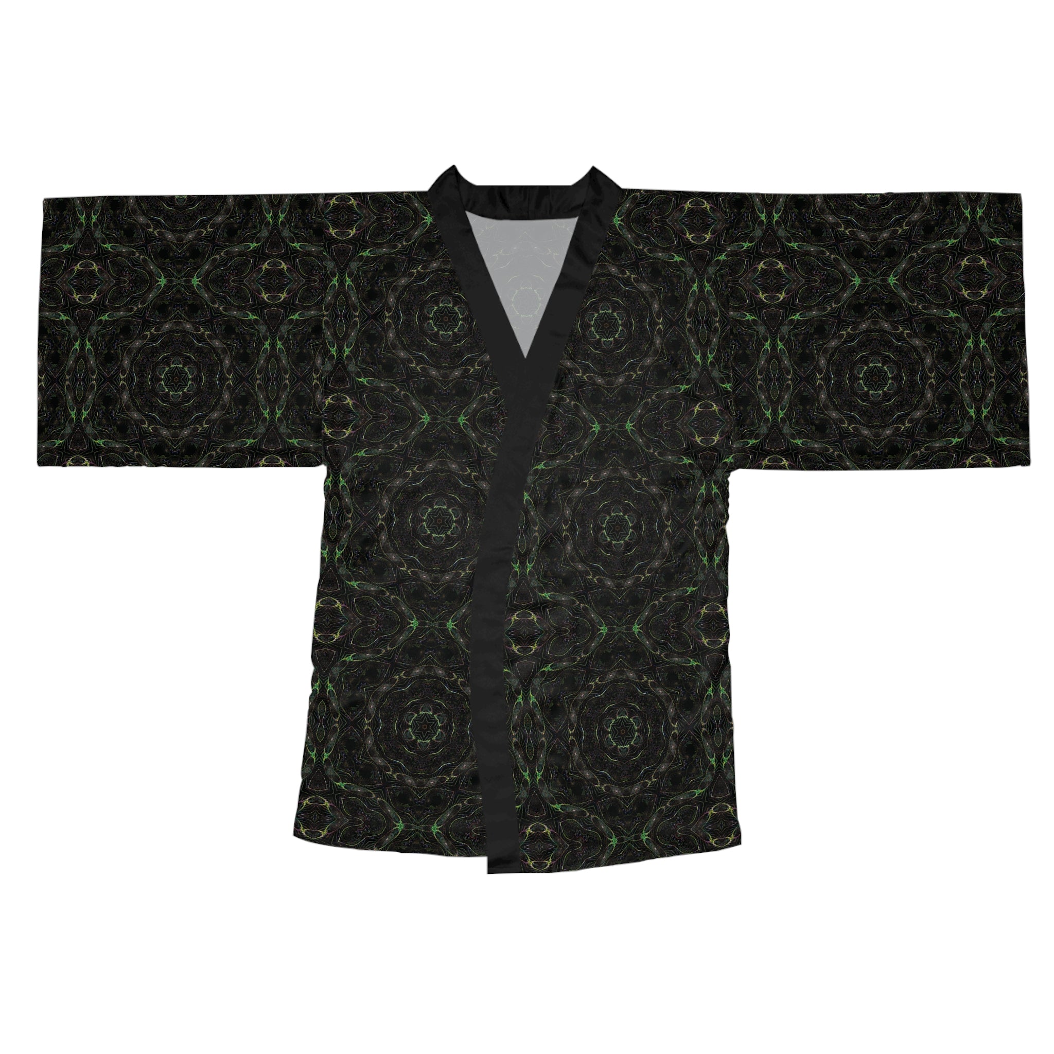 Long Sleeve Kimono Robe - P5 Kaleidoscopic No.15