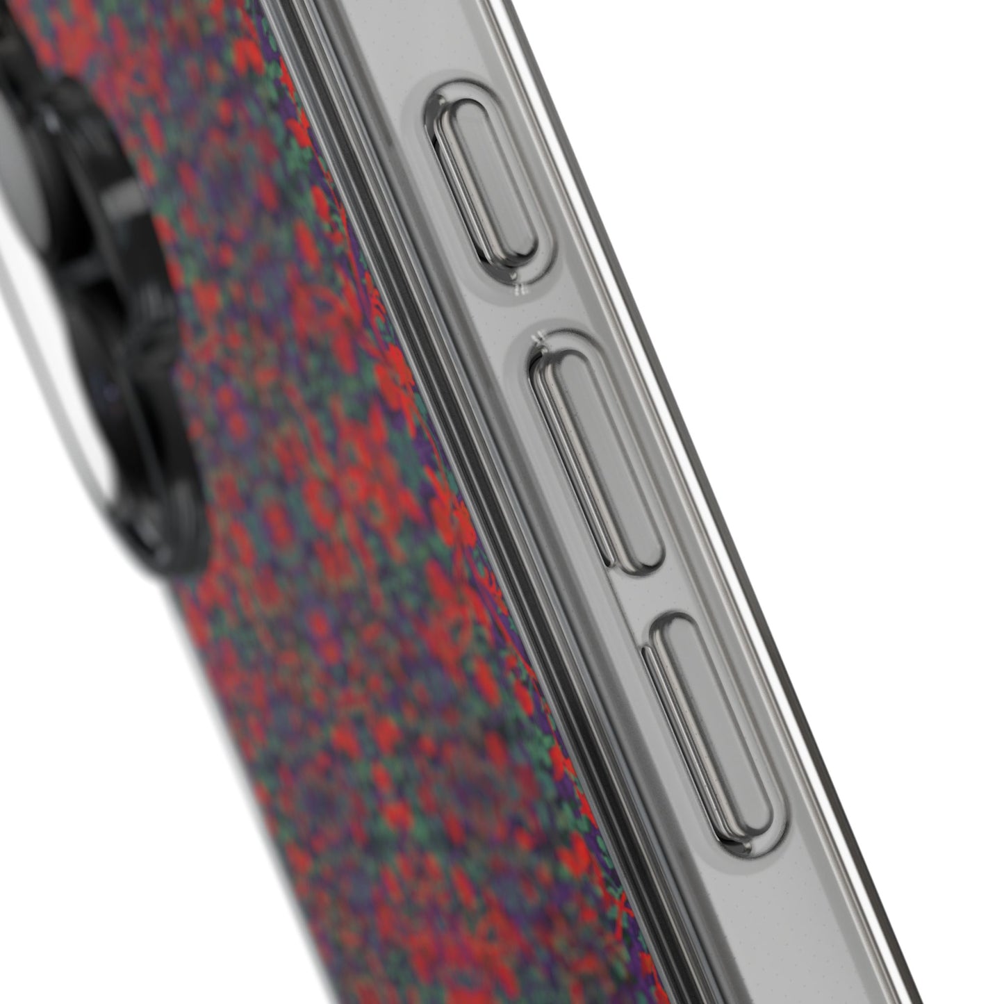 iPhone 16 Clear Case – Hidden Weave Series No.25