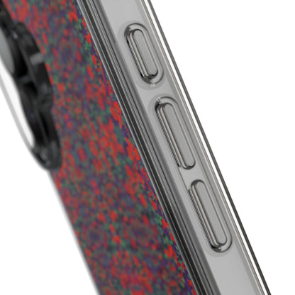 iPhone 16 Clear Case – Hidden Weave Series No.25