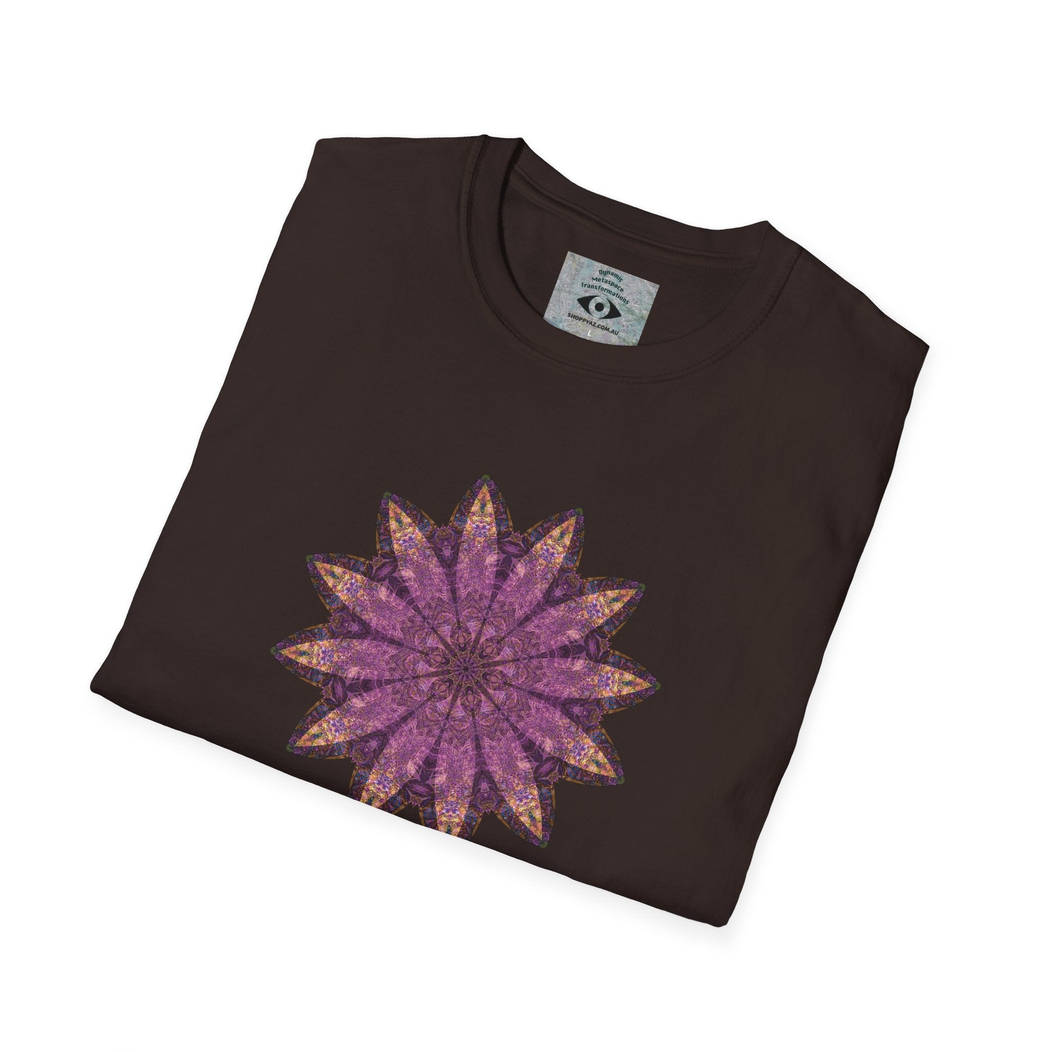 Unisex Softstyle T-Shirt - Love Light Mandalas No.16