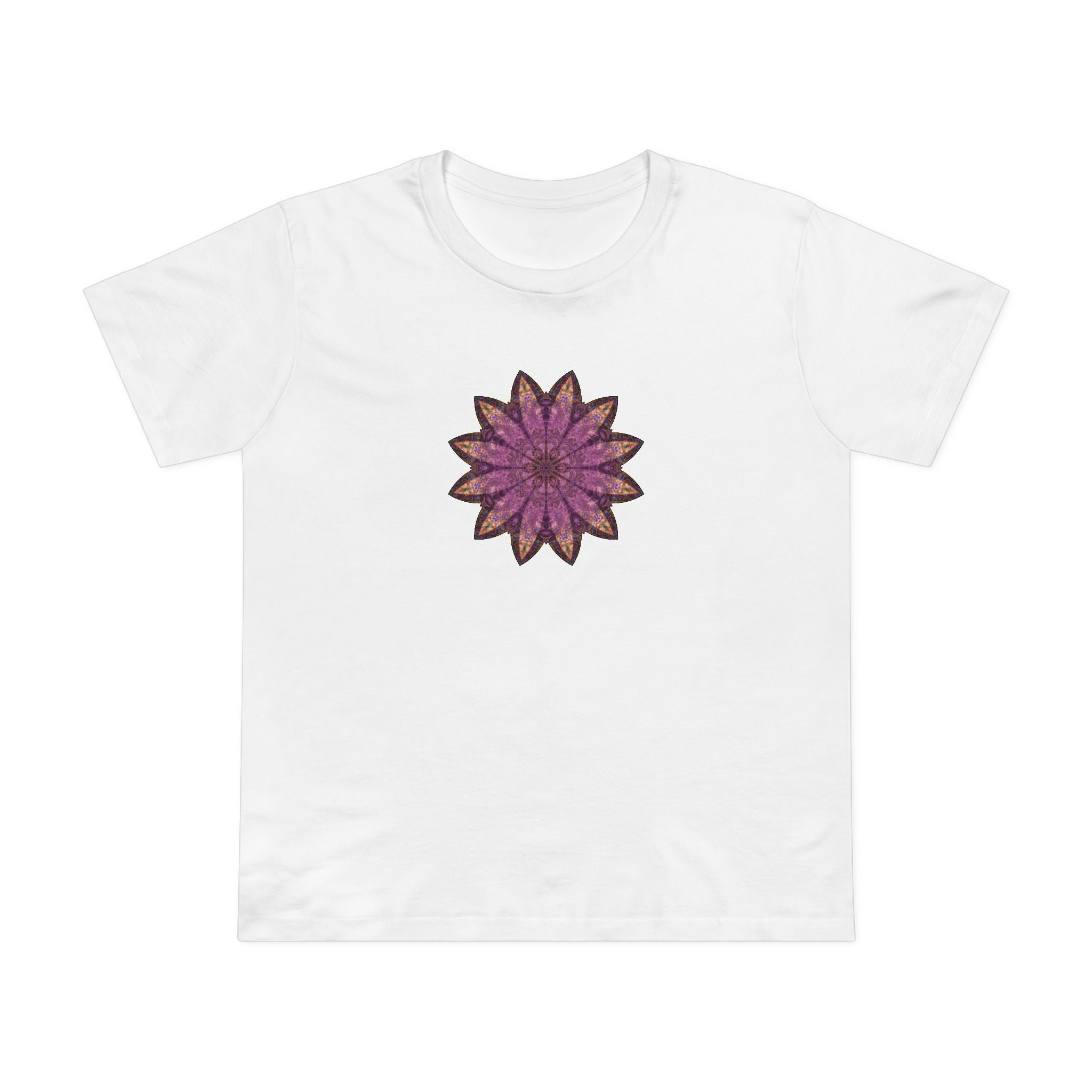Women’s Maple Tee - Love Light Mandalas No.16