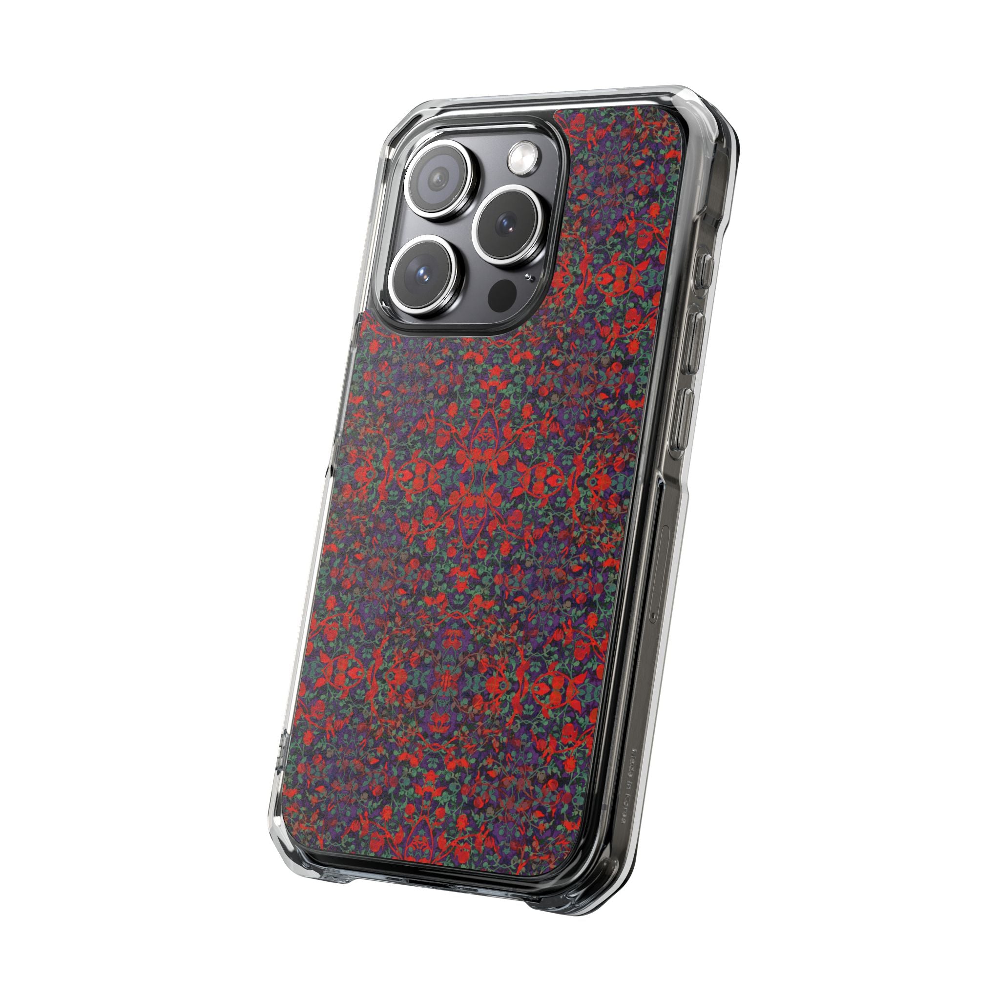 iPhone 15 Magnetic Clear Impact Case - Hidden Weave Series No.25