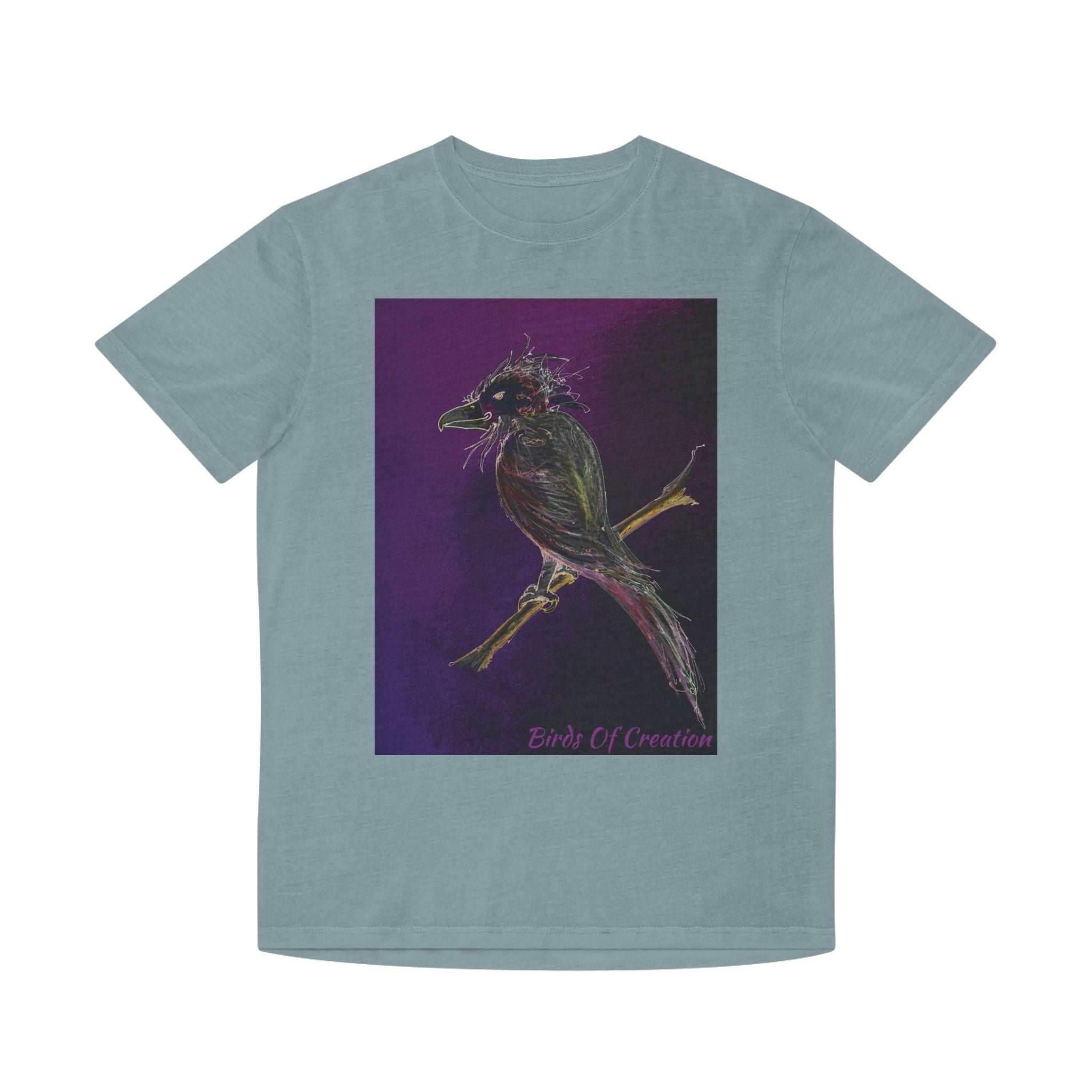 Unisex Faded Shirt - Birds Of Creation No.1