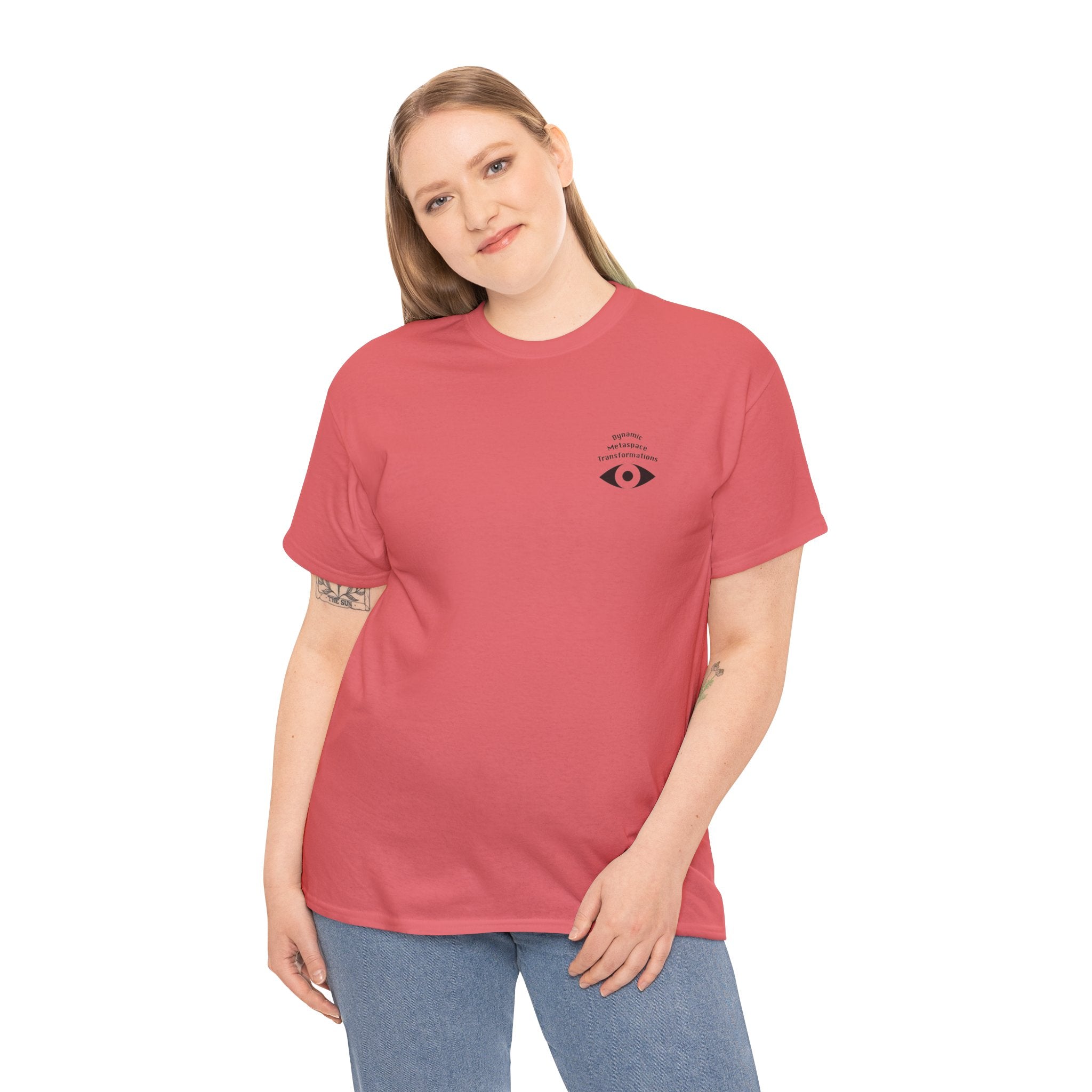 Unisex Heavy Cotton Tee (Back) - DMT Seer No.1