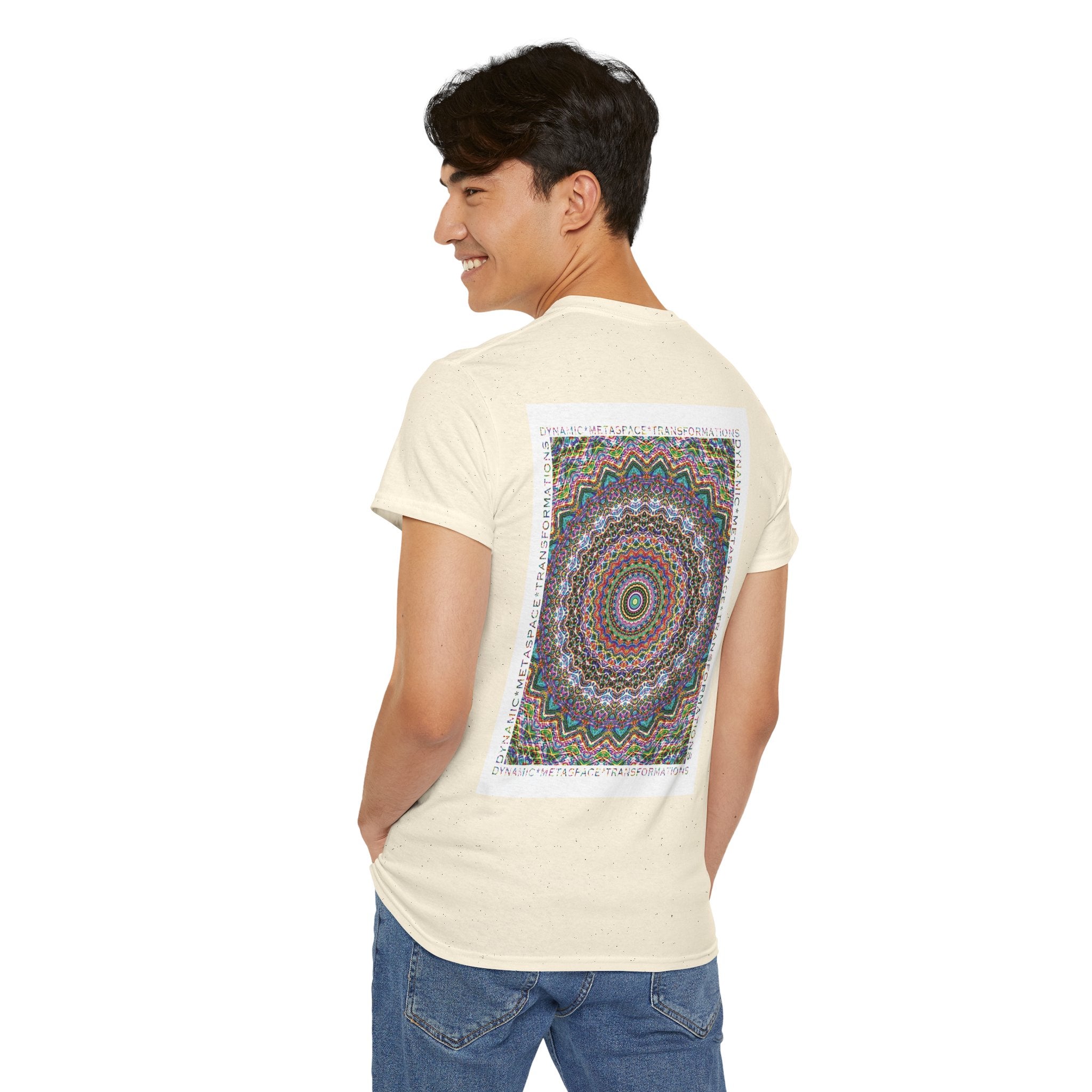 Unisex Heavy Cotton Tee (Back) - DMT Seer No.7