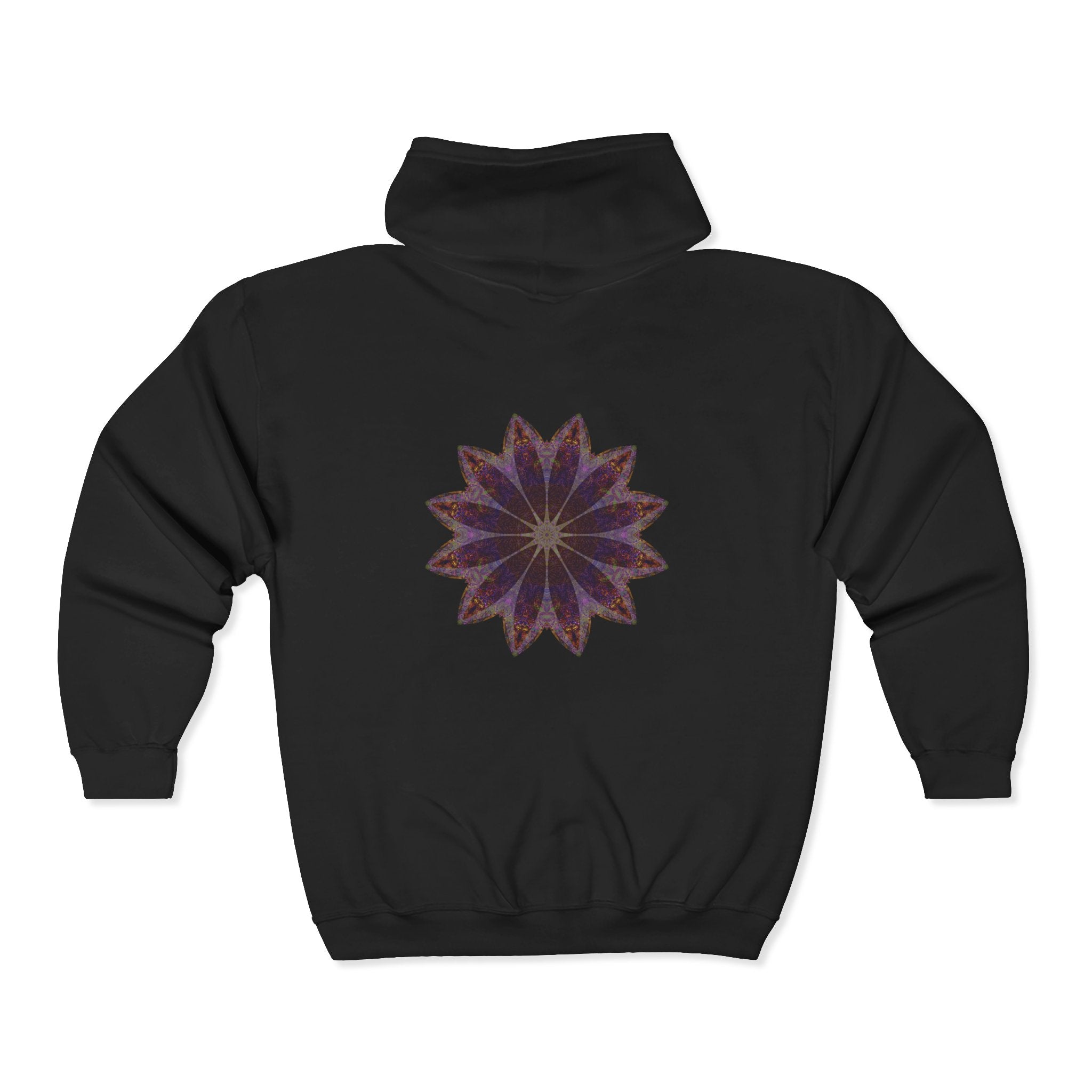 Unisex Heavy Blend™ Full Zip Hooded Sweatshirt - Love Light Mandalas No.11