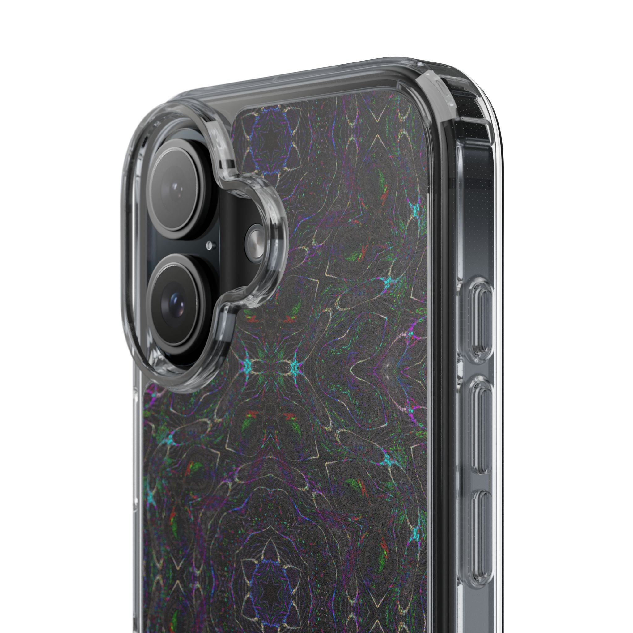 iPhone 16 Clear Case – P5 Kaleidoscopic No.32