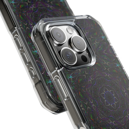 iPhone 16 Magnetic Clear Impact Case - P5 Kaleidoscopic No.32