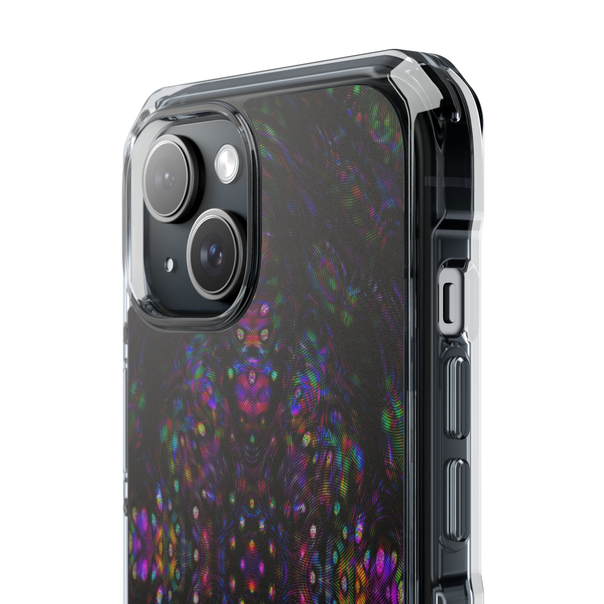 iPhone 15 Magnetic Clear Impact Case - DMT Scribe Tiles No.3