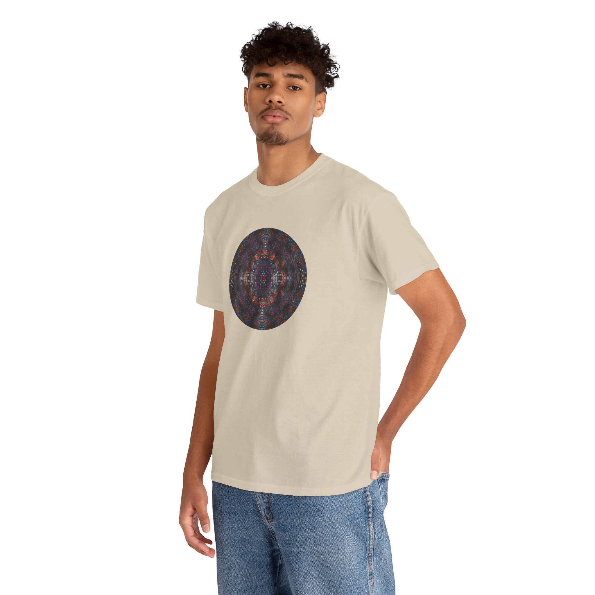 Unisex Heavy Cotton Tee - DMT Scribe Spheres No.1