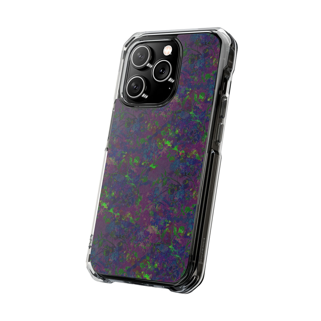 iPhone 14 Magnetic Clear Impact Case - Hidden Weave Series V3 No.23