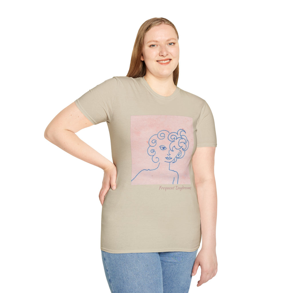 Unisex Softstyle T-Shirt - Frequent Daydreams Sketch No.47