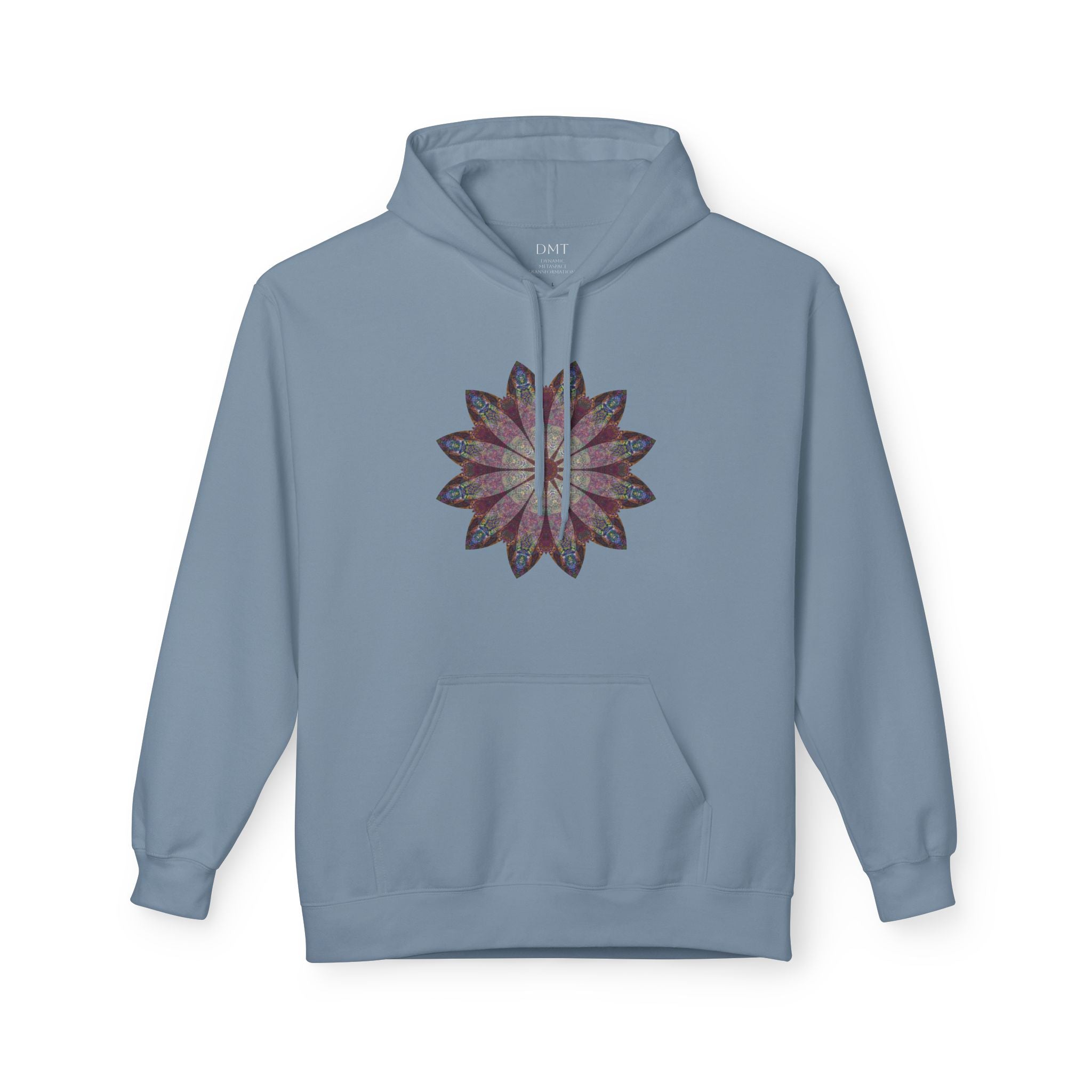 Unisex Midweight Softstyle Fleece Hoodie - Love Light Mandalas No.9