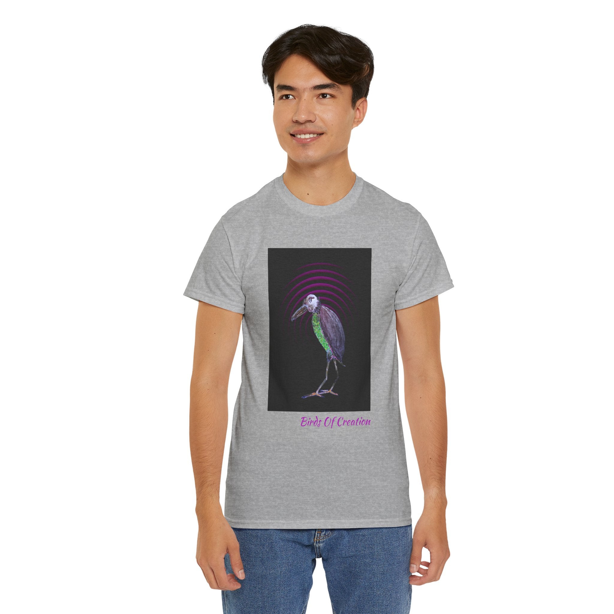 Unisex Heavy Cotton Tee - Birds Of Creation No.2b