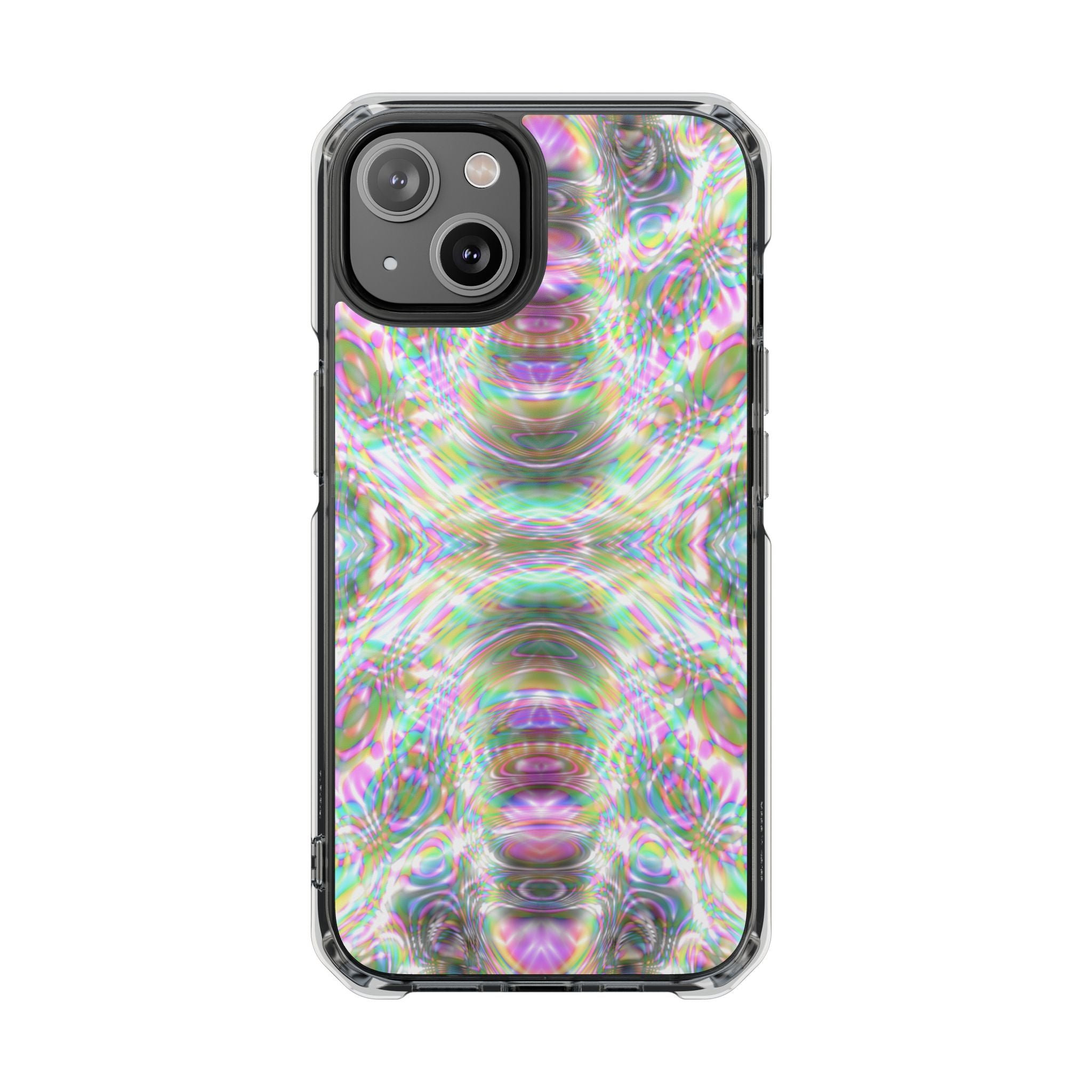 iPhone 14 Magnetic Clear Impact Case - DMT Scribe Tiles No.7