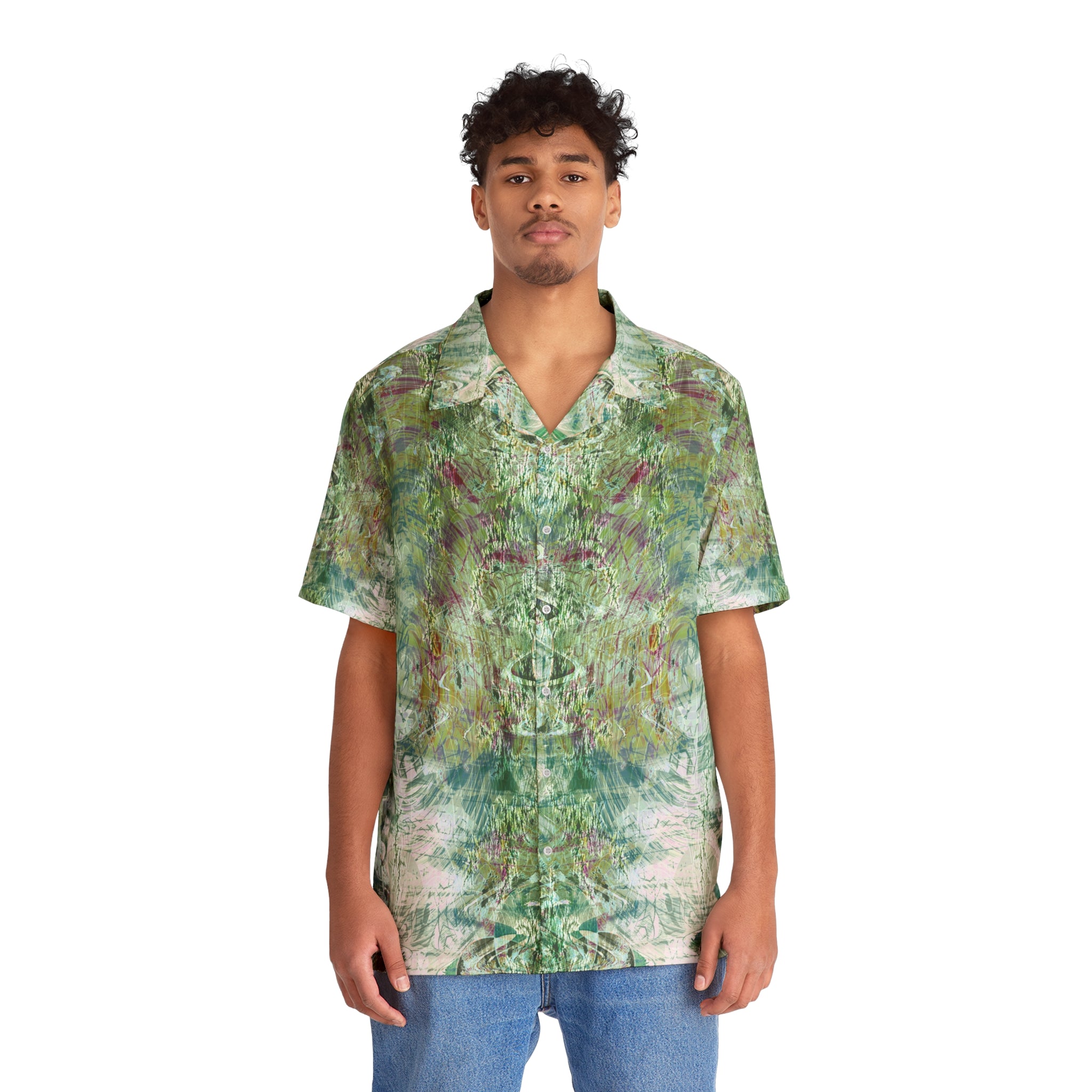 Hawaiian Shirt - Love Light Fractals No.7