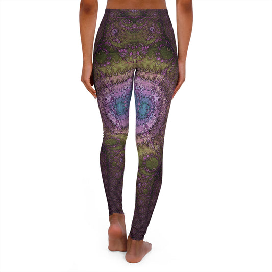Spandex Leggings - Love Light Fractals No.8b