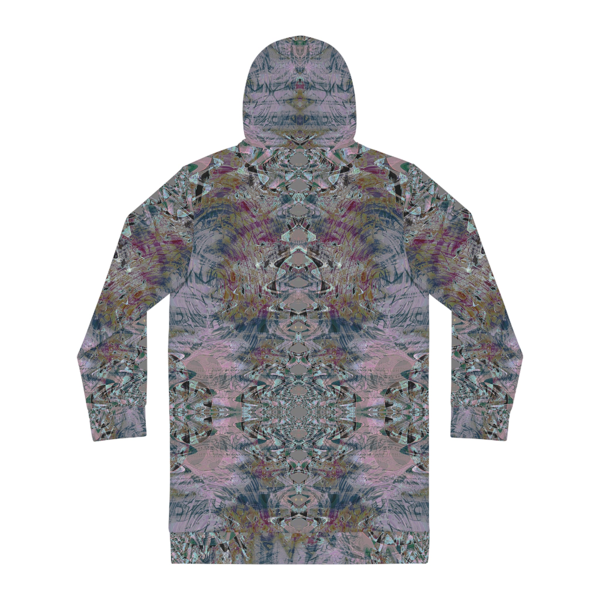 Women's Hoodie Dress - Love Light Fractals No.5