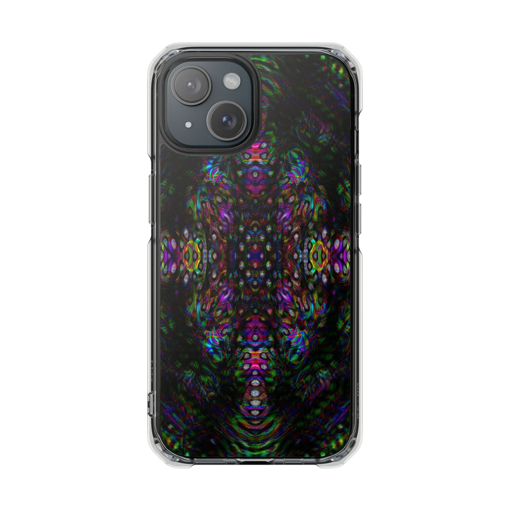 iPhone 15 Magnetic Clear Impact Case - DMT Scribe Tiles No.2
