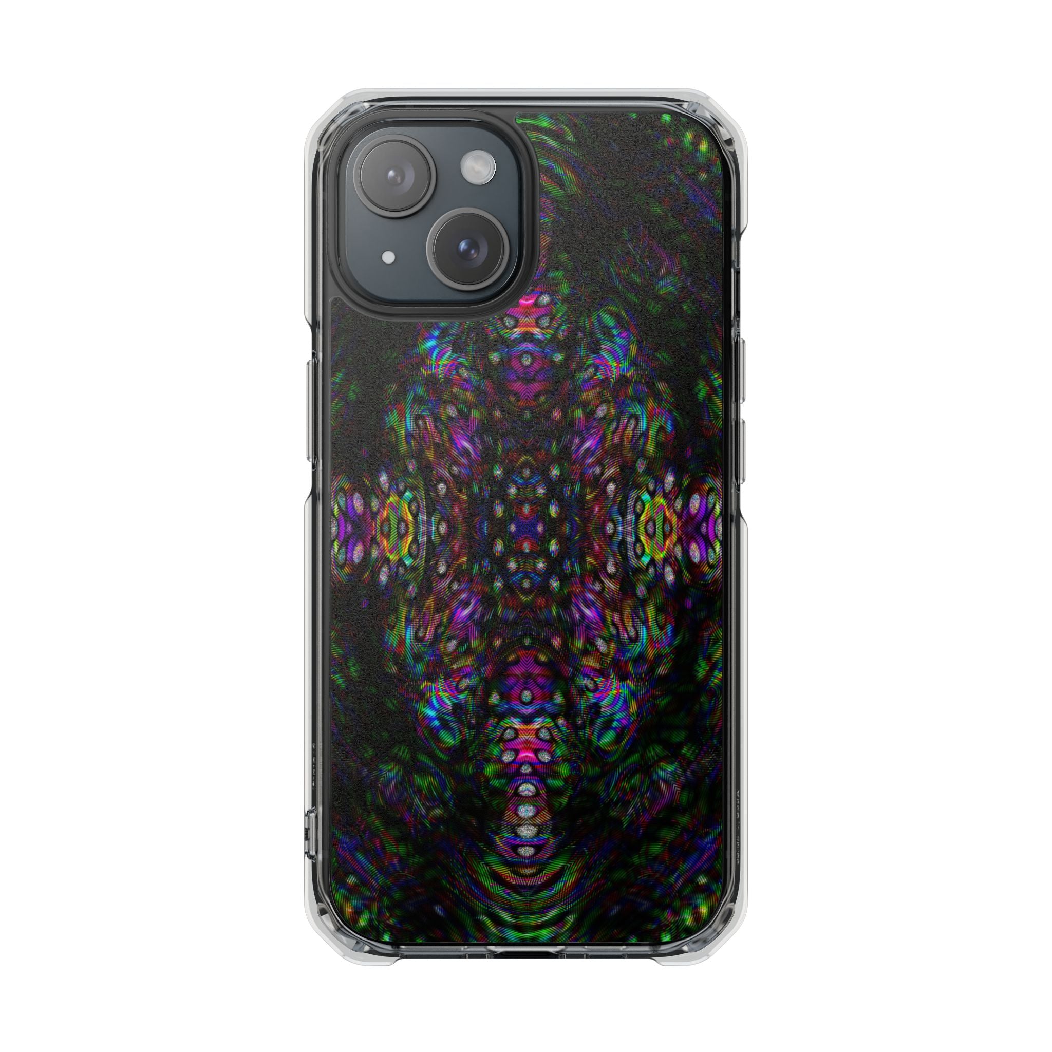 iPhone 15 Magnetic Clear Impact Case - DMT Scribe Tiles No.2