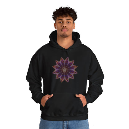 Unisex Heavy Blend™ Hooded Sweatshirt - Love Light Mandalas No.11