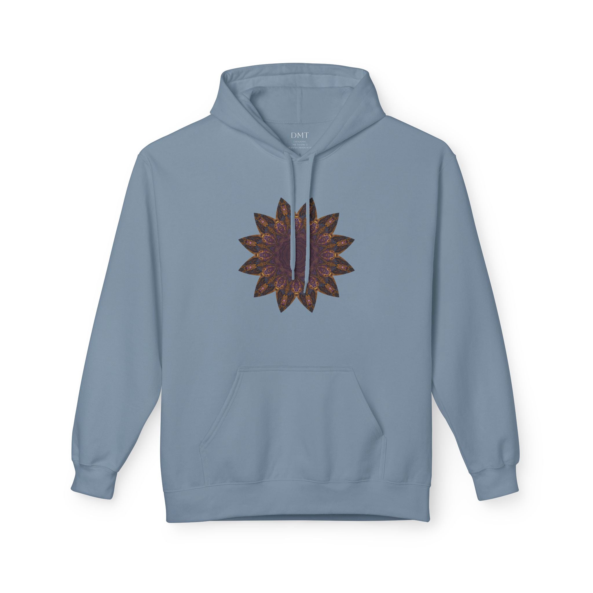 Unisex Midweight Softstyle Fleece Hoodie - Love Light Mandalas No.1