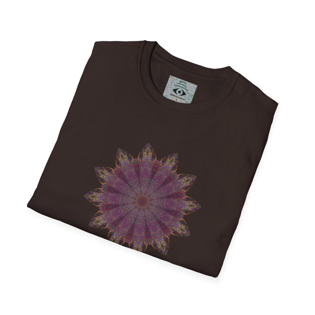 Unisex Softstyle T-Shirt - Love Light Mandalas No.6