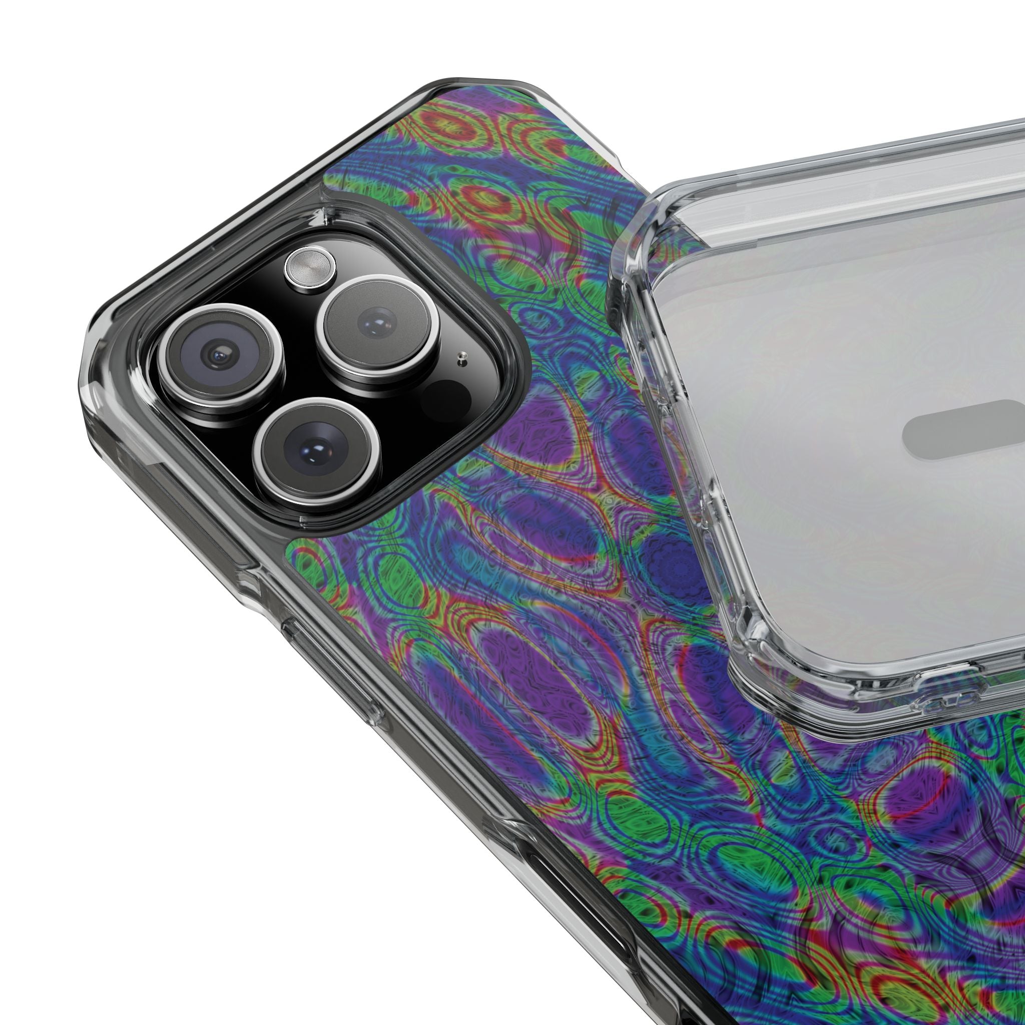 iPhone 16 Magnetic Clear Impact Case - DMT Seer No.18