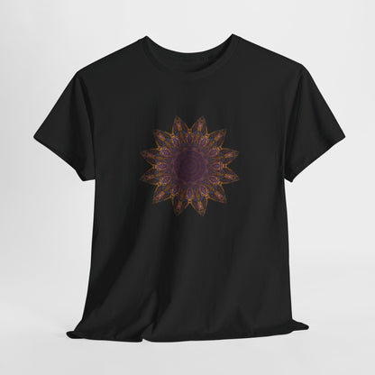 Unisex Heavy Cotton Tee - Love Light Mandalas No.1
