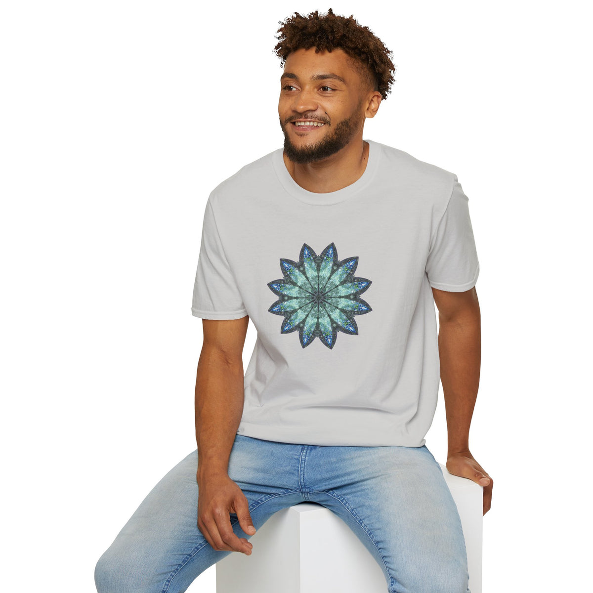 Unisex Softstyle T-Shirt - Love Light Mandalas No.20