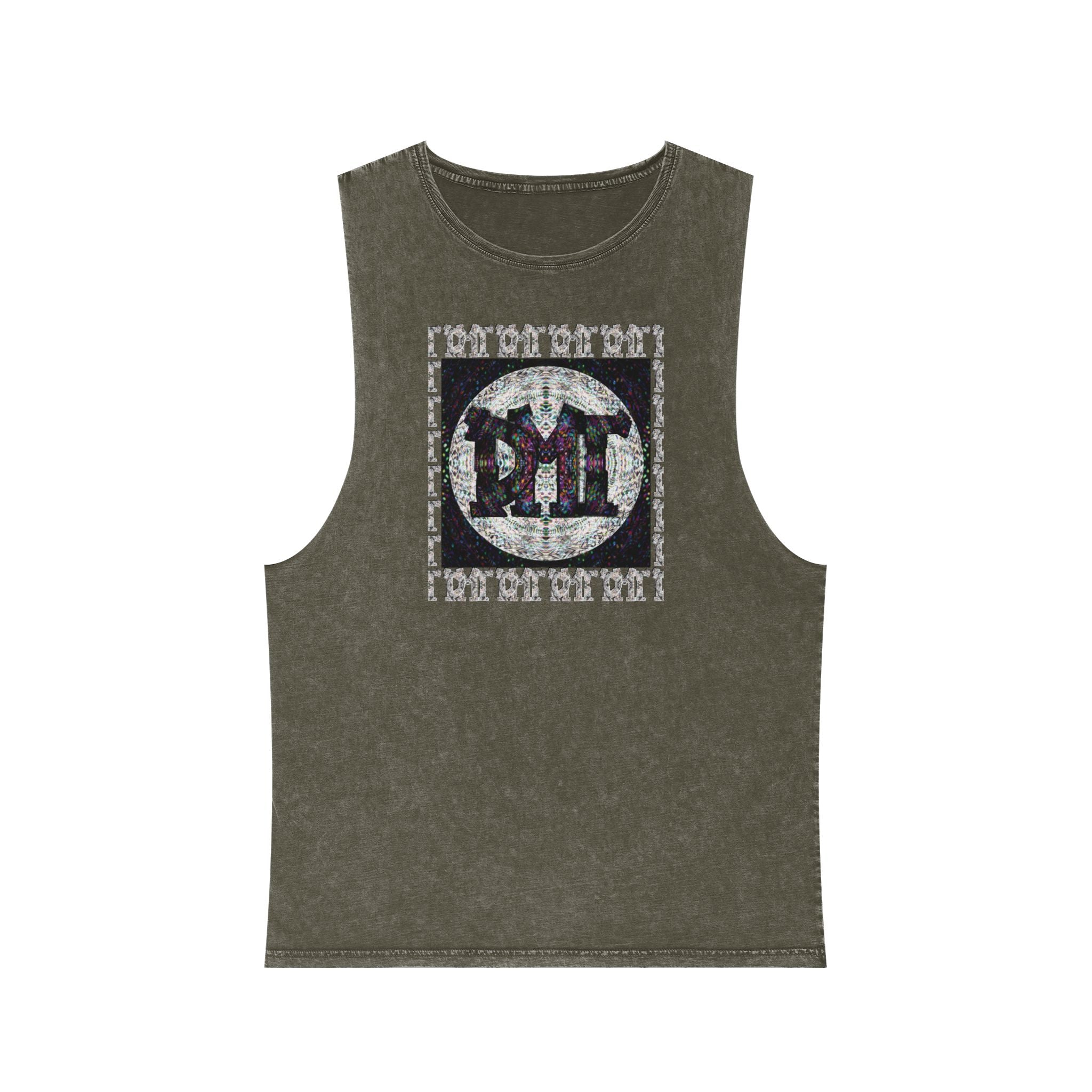 Unisex Stonewash Tank Top - DMT Scribe No.3