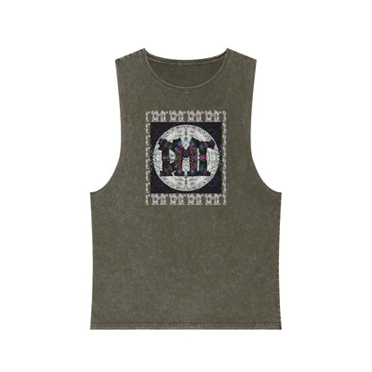 Unisex Stonewash Tank Top - DMT Scribe No.3