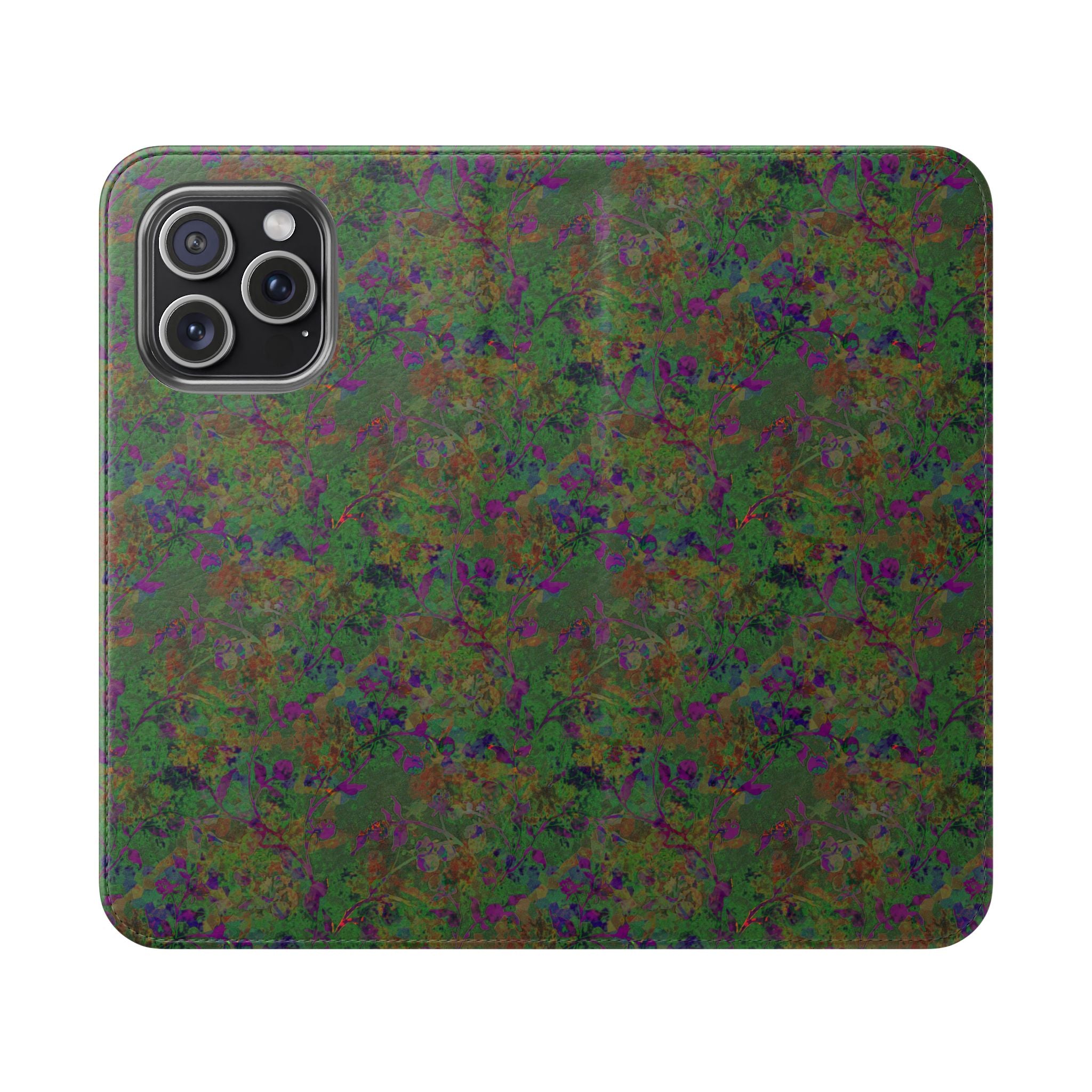 iPhone 15 Flip Case - Hidden Weave Series V3 No.24