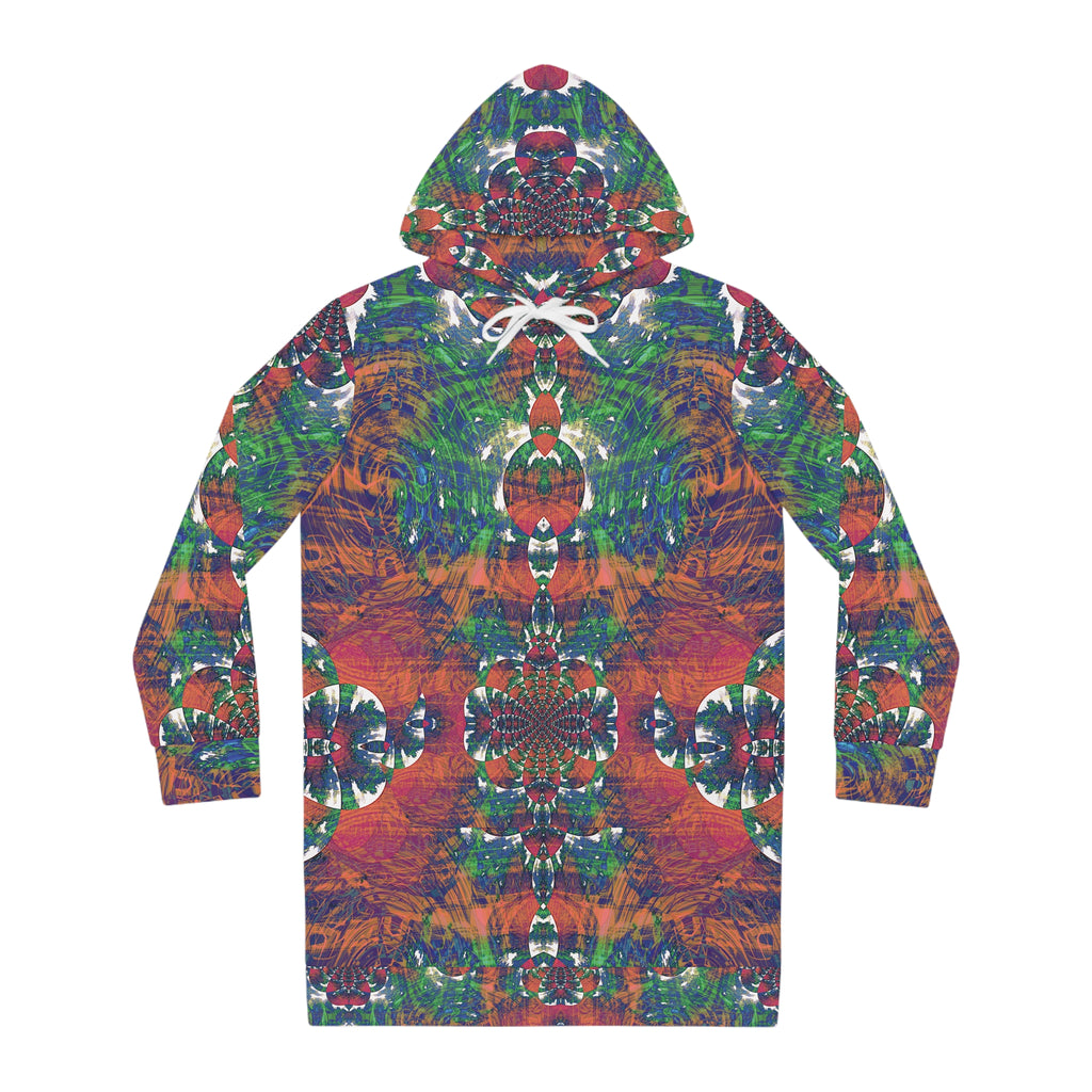 Women's Hoodie Dress - Love Light Fractals No.2