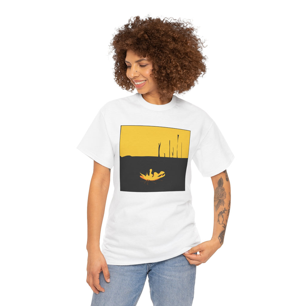 Unisex Heavy Cotton Tee - The Traveller Series (Fire)