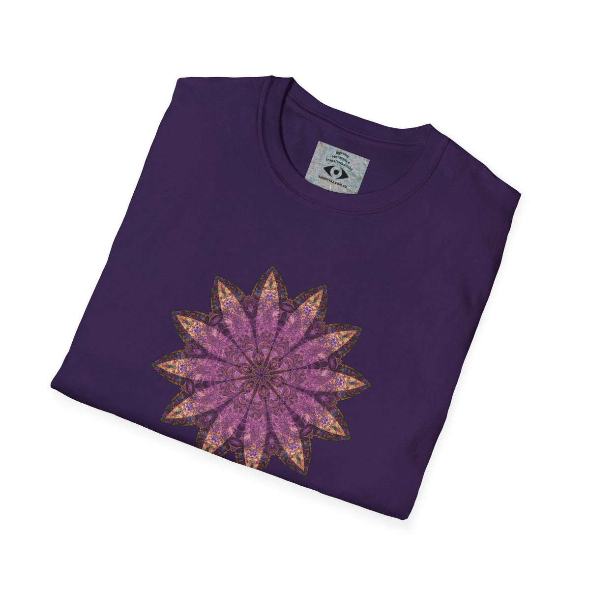 Unisex Softstyle T-Shirt - Love Light Mandalas No.16