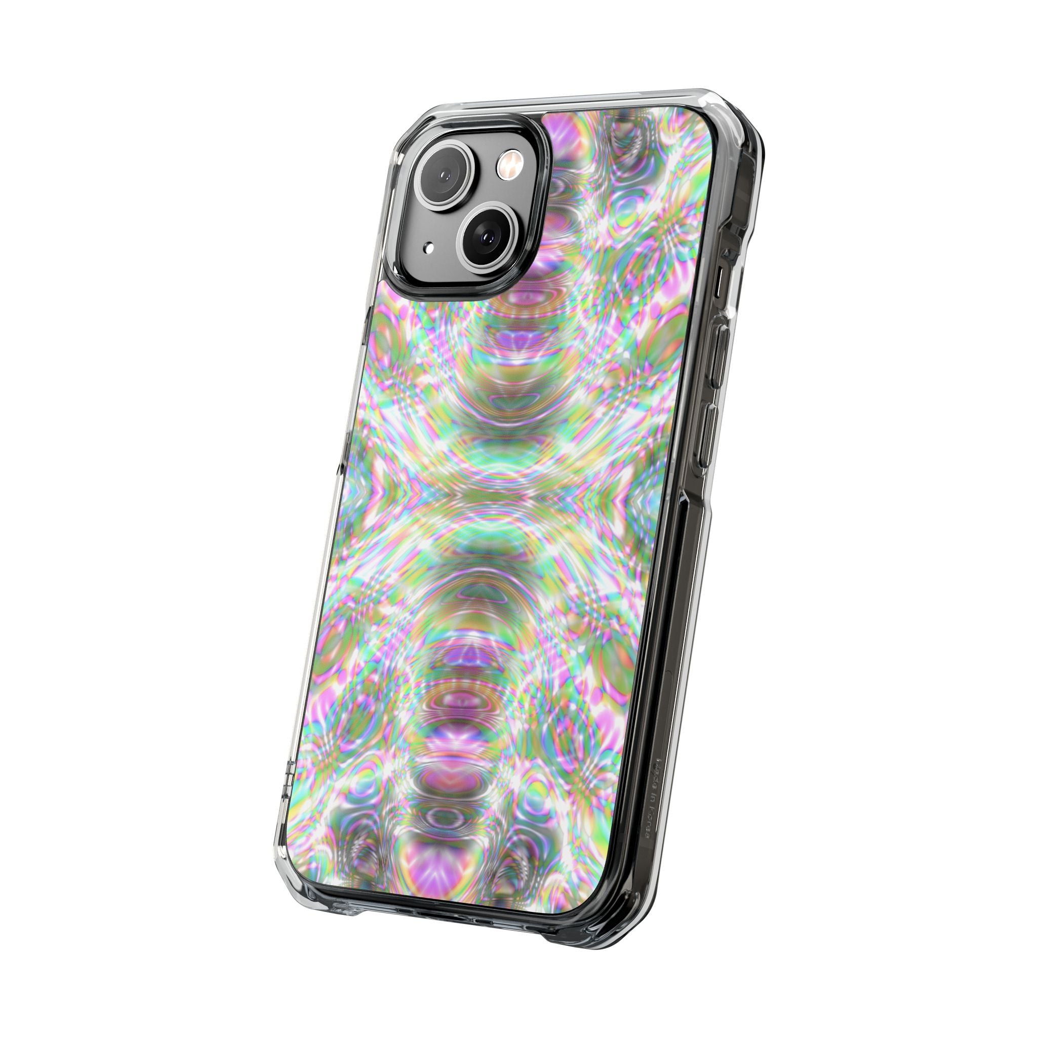 iPhone 14 Magnetic Clear Impact Case - DMT Scribe Tiles No.7